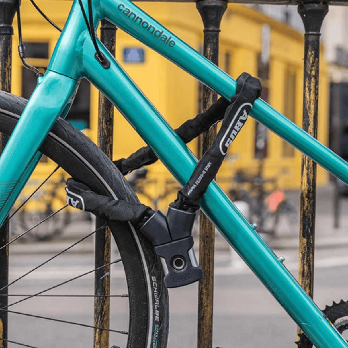 Abus Bicycle Lock Yardo 7807F Fingerprint Chain Lock