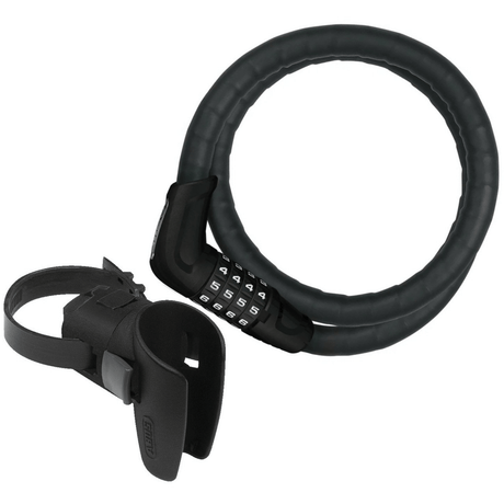 Abus Bicycle & Travel Locks 85CM X 15MM Tresor 6615C Combo SCMU AX13657