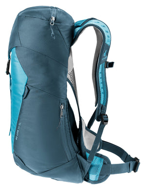 Deuter AC Lite 14 SL in Lagoon Atlantic, front three-quarter view of the side pocket
