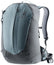Deuter AC Lite 15 SL women's daypack in Shale Graphite, front three-quarter view with central front zip