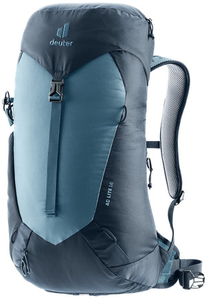 Deuter AC Lite 16 in Atlantic Ink, navy and light blue daypack, front view