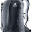 Deuter AC Lite 17 hiking daypack in Black, front three-quarter view showing the central front zip