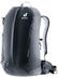 Deuter AC Lite 25 EL hiking backpack in Black, front three-quarter view with central front zip