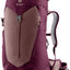 Deuter AC Lite 28 SL in Ashrose Cassis, plum and dusty pink hiking pack, front view