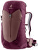 Deuter AC Lite 28 SL in Ashrose Cassis, plum and dusty pink hiking pack, front view