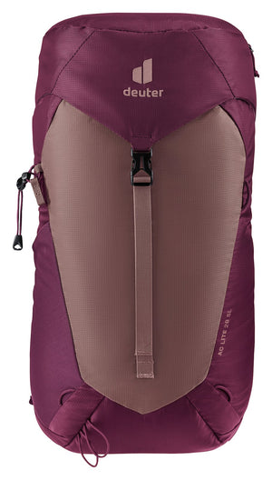 Deuter AC Lite 28 SL in Ashrose Cassis, straight-on front view