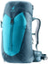 Deuter AC Lite 28 SL in Lagoon Atlantic, bright teal and slate blue hiking pack, front view