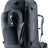Deuter Access Pro 65 travel backpack in Black with the daypack zipped onto the front