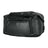 Nemo Double Haul duffel in black, three-quarter view with front pocket and logo