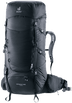 Deuter Aircontact Core 70+10 in Black, front three-quarter view