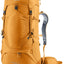 Deuter Aircontact Lite 40 + 10 in Amber Maple, orange trekking pack, front view
