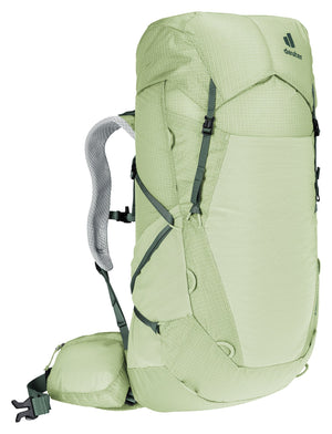 Deuter Aircontact Ultra 35+5 SL in Mineral Ivy, three-quarter view from the other side