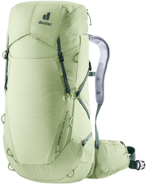Deuter Aircontact Ultra 35+5 SL women's trekking pack in Mineral Ivy, front three-quarter view
