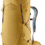 Deuter Aircontact Ultra 50+5 trekking pack in Savanna Raisin, mustard body with raisin-brown straps