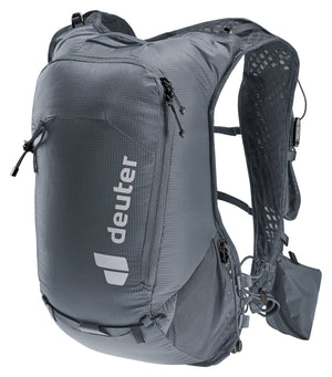 Deuter Ascender 7 trail running vest in Black, front three-quarter view