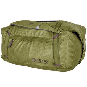 Nemo Double Haul duffel in Nova olive green, 55 L