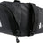 Deuter Bike Bag 0.8 black zipped saddle bag with hook-and-loop strap and reflective logo