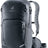 Deuter Bike I 20 cycling backpack in Black, front three-quarter view with zipped front pocket