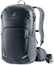 Deuter Bike I 20 cycling backpack in Black, front three-quarter view with zipped front pocket
