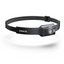 BioLite HeadLamp 325 in Grey/Black, three-quarter view showing the flat front and black band