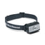 Black Diamond Storm 550 headlamp in Black on a dark grey headband