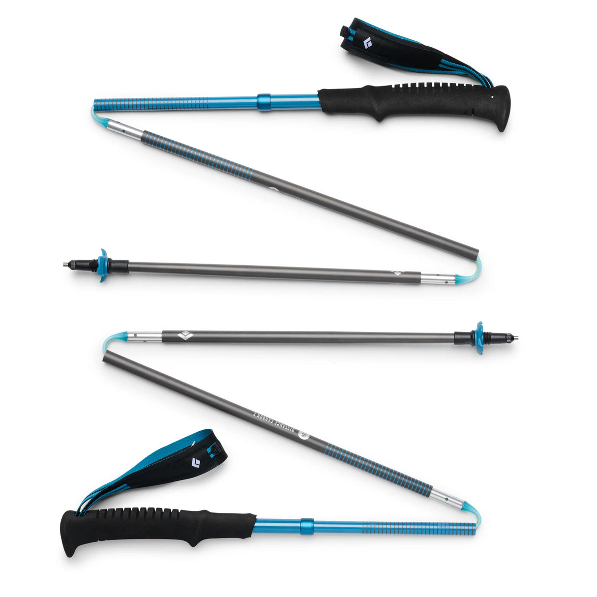 Black Diamond Trekking Poles 110cm Distance Carbon Z Poles (Current Season) BD11255440071101