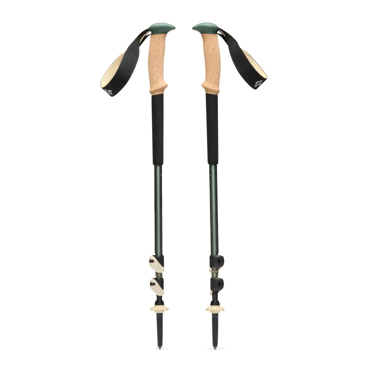 Black Diamond Trekking Poles Laurel Green Trail Cork Trekking Poles BD1100653053ALL1