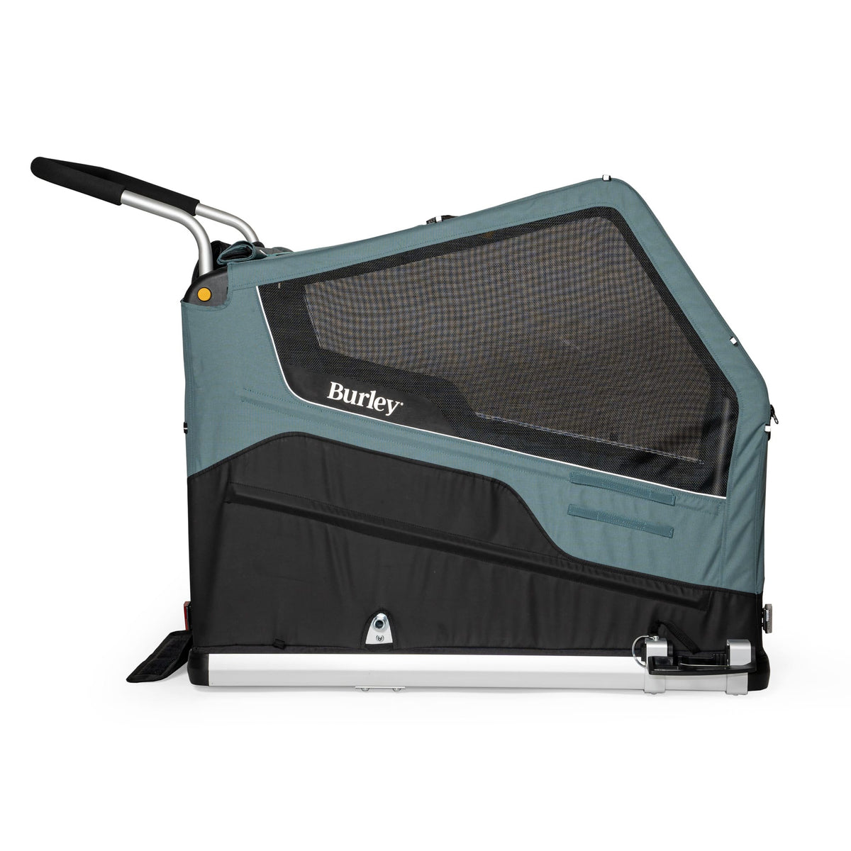 Burley Bark Ranger body side profile with the wheels removed