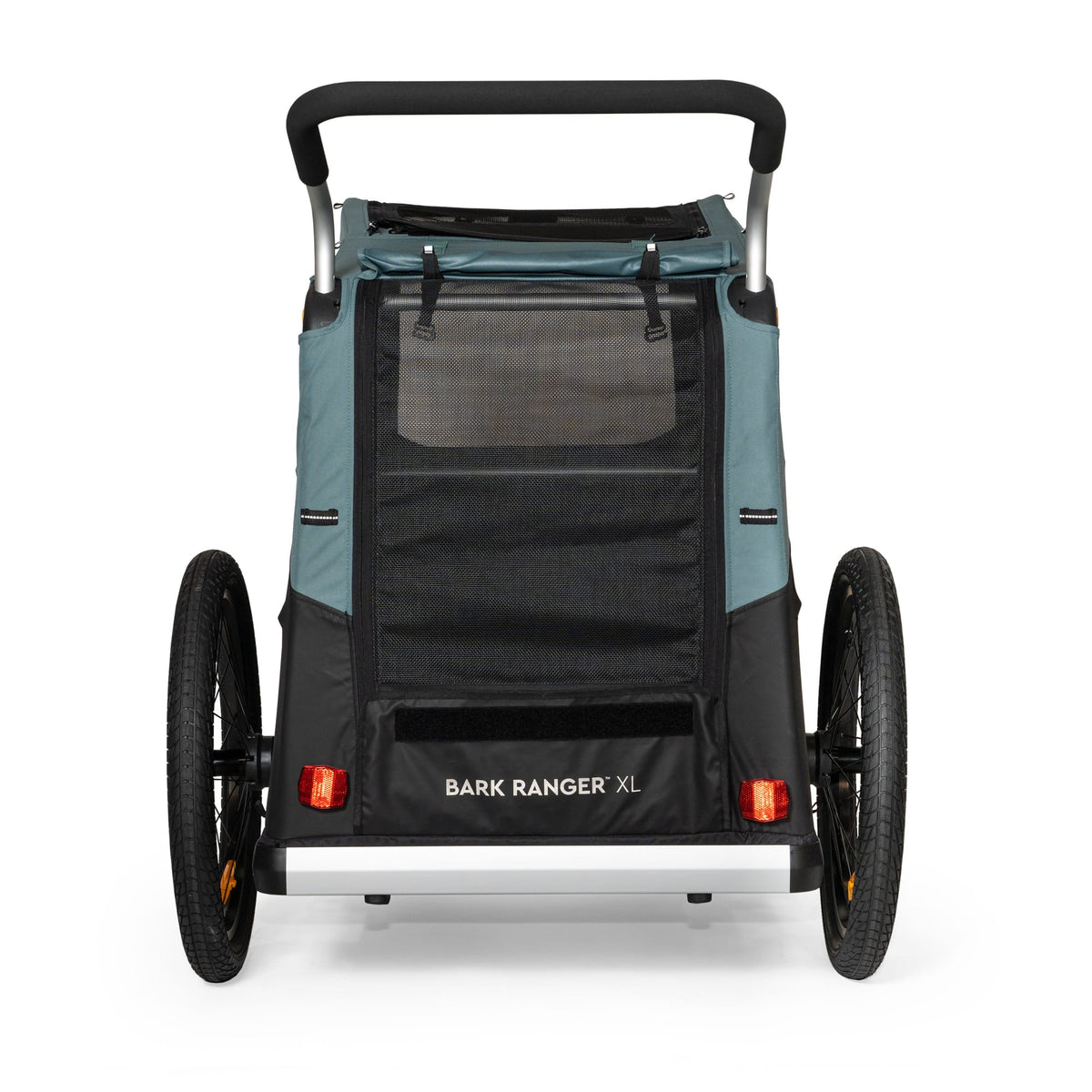 Burley Bark Ranger XL rear view with the rear door closed
