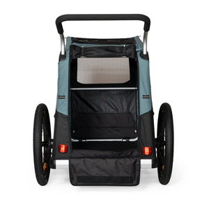 Burley Bark Ranger XL rear view with the rear door folded down