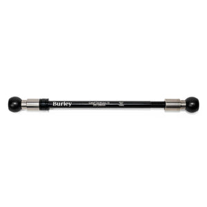 Burley Coho Thru Axle printed M12 x 1.75 192-198mm, threaded collar at the left end