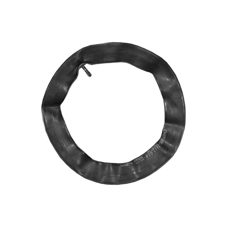 Burley 16 x 2.5-3 in replacement inner tube, black, laid flat with the valve at top left