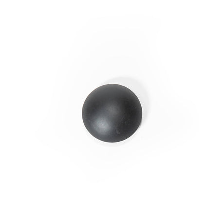 Burley Travoy dust cap, a round domed black cap with a matte finish