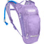Lavender CamelBak Mini M.U.L.E., front three-quarter with drink tube