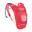 CamelBak Mini M.U.L.E. in Pink/Flowers, coral pack with a flower graphic