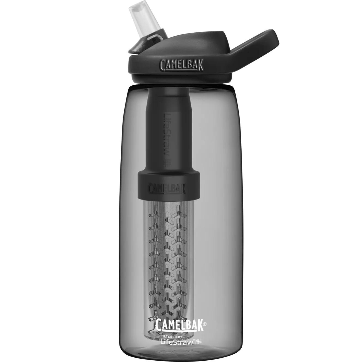 Camelbak Water Bottle Charcoal Eddy+ filtered by LifeStraw CB2550001001