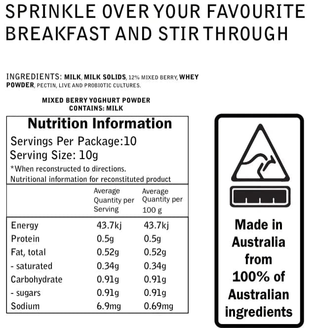 Campers Pantry Dehydrated Meals Freeze-dried Breakfast Meals