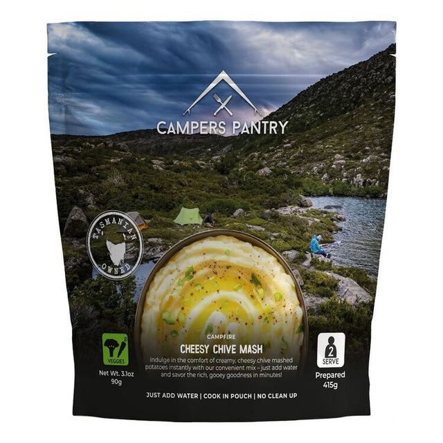 Campers Pantry Dehydrated Meals Single (90g) / Cheesy Chive Mash CHEESY CHIVE MASH CPCCM9024