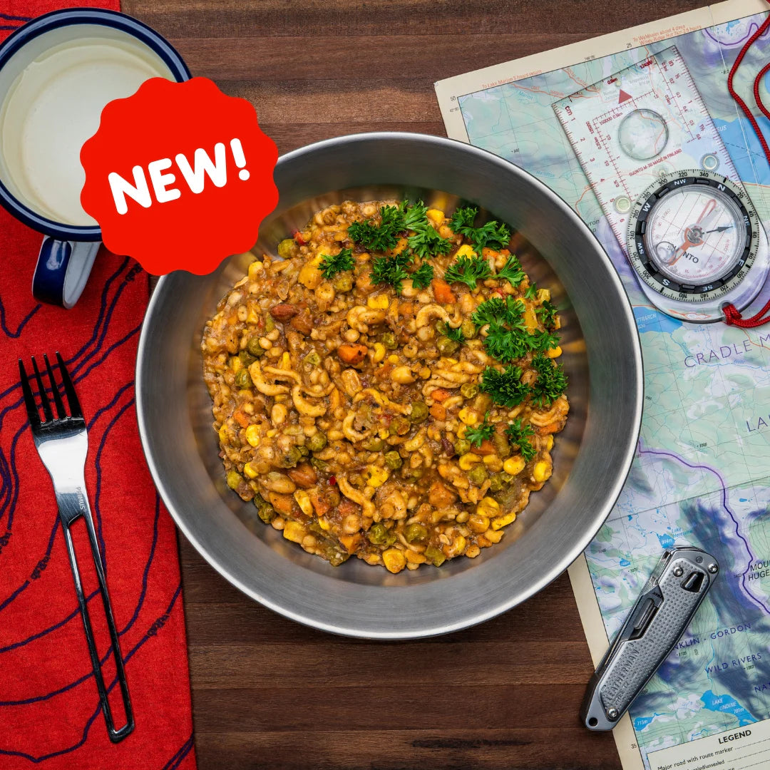 Campers Pantry Dehydrated Meals Single Serve / Vegetarian Pasta Medley Freeze-dried Expedition Meals CPMVP10024