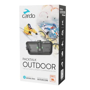 Cardo Intercom 2 Pack (Black) Cardo Packtalk Outdoor (JBL) SP000001-2PCK