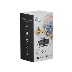 Cardo Intercom 2 Pack (White) Cardo Packtalk Outdoor (JBL) SP000010-2PCK
