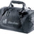 Deuter Duffel 70 travel duffel bag in Black, three-quarter view with padded handles
