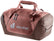 Deuter Duffel 70 in Caspia Raisin, rust red duffel bag with darker brown base