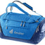 Deuter Duffel Pro 60 in Neptune Nightblue, bright blue duffel with navy ends