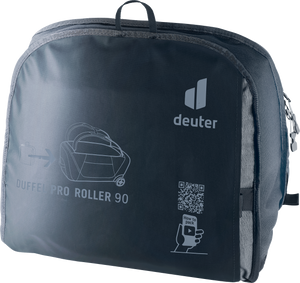 Deuter Duffel Pro Roller 90 folded into itself for storage