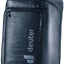 Deuter Duffel Pro Roller 90 wheeled duffel in Black, standing upright, front three-quarter view