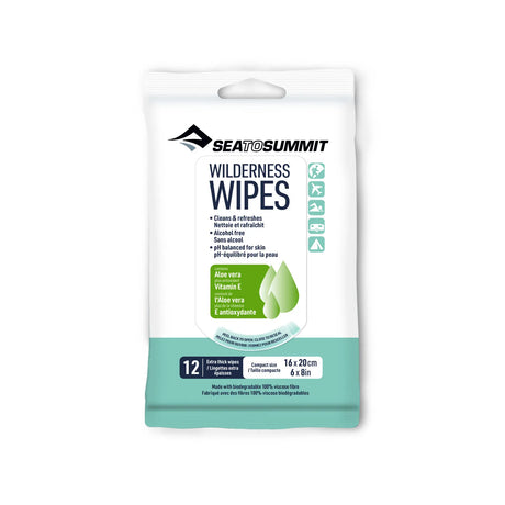 Sea to Summit Cleaning Wipes 12 Pack Wilderness Wipes AWWC