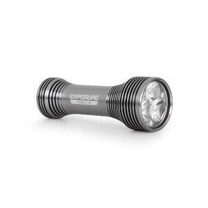 Exposure Lights Bike Light Front & Rear Pair Exposure Diablo Mk15 Gun Metal Black with Helmet & HB mount & USB-C Charging EL-DIABLO15GMB