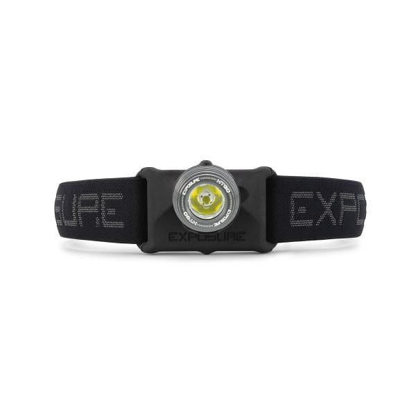 Exposure Lights Head Torch Gun Metal Black Exposure HT Go Rechargeable Head Torch EL-HTGOGMB