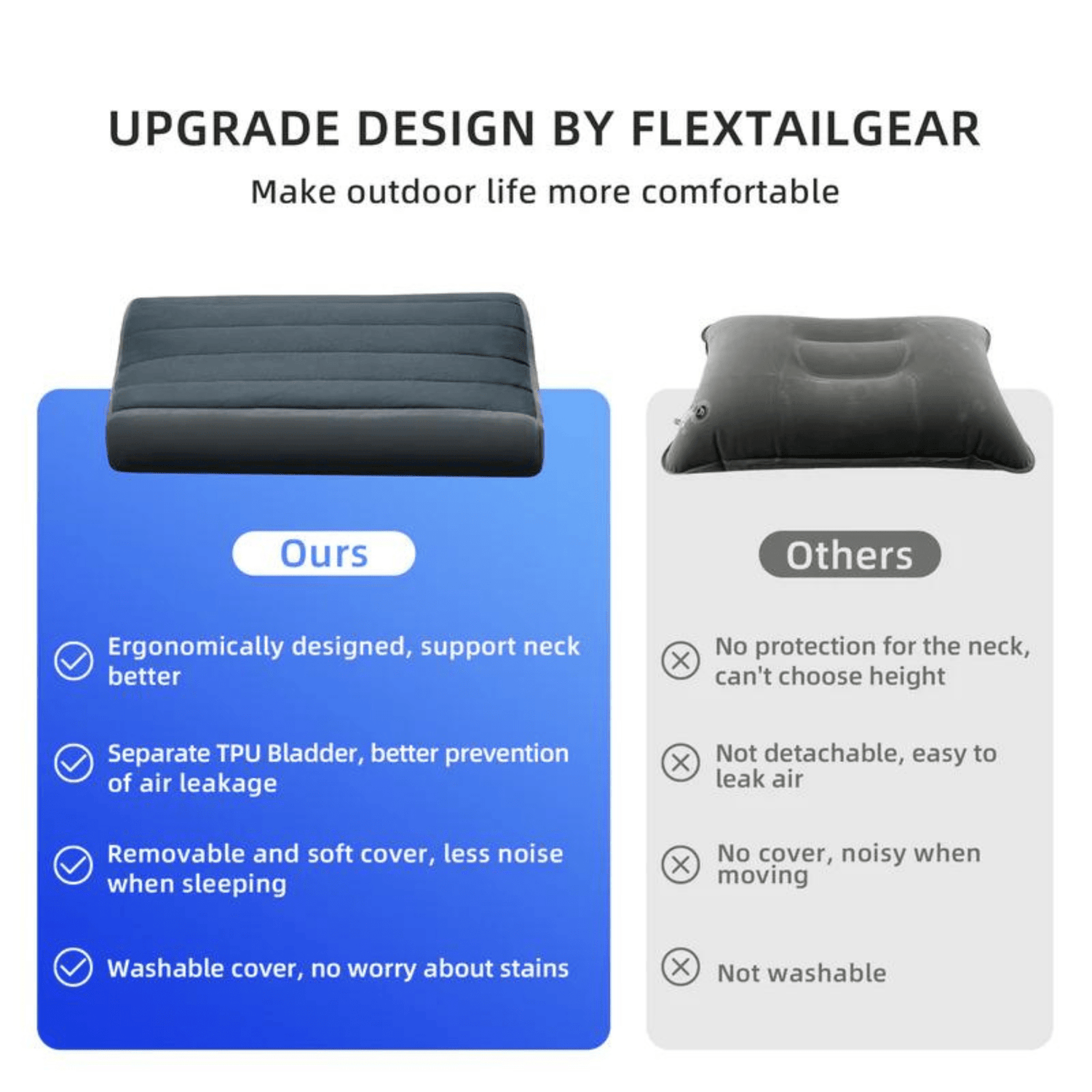 Flextail Pillow Zero Pillow